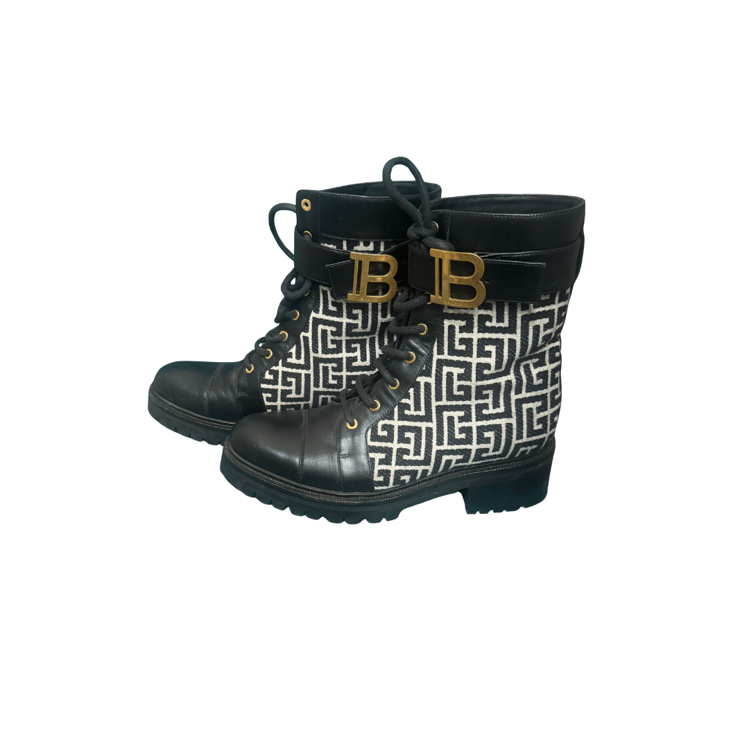 Balmain - Bottes en Cuir - Gwlad boutique