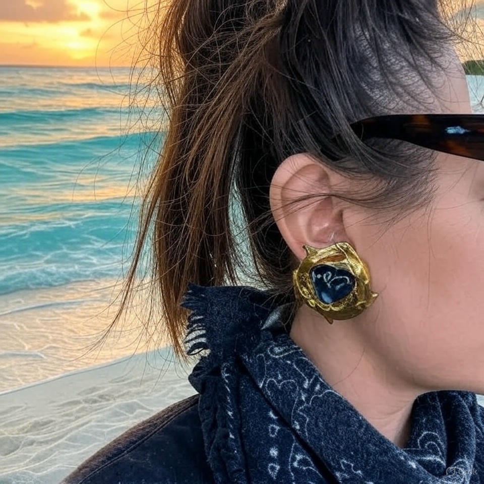 Boucles d'oreilles Yves Saint Laurent