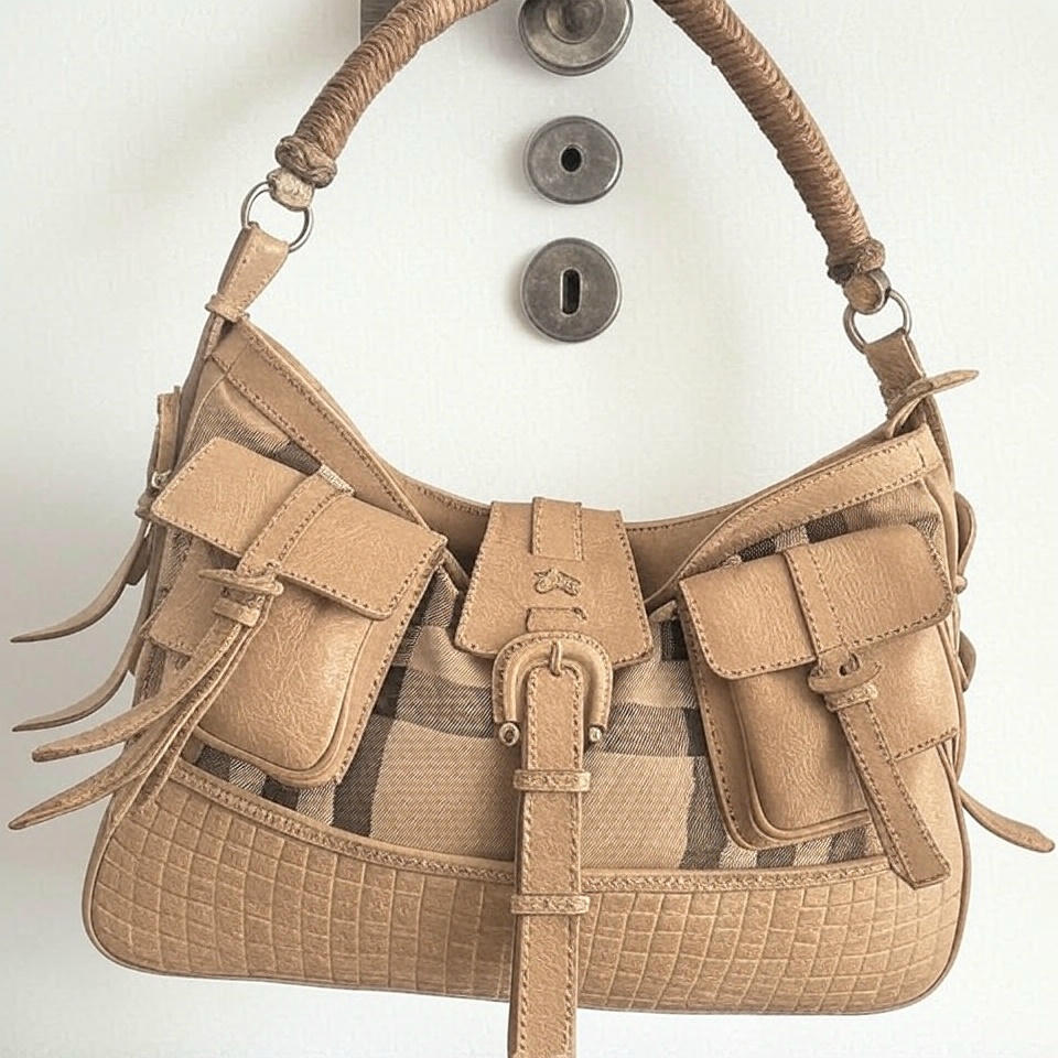 Sac à Main Burberry Multicolore en Cuir
